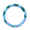 Délice des dauphins | Bracelet de perles de verre de l'Himalaya